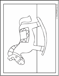 Share it with your friends! Rocking Horse Coloring Pages