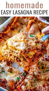 Easy Lasagna Recipe No Need To Boil The Noodles Easy Lasagna Recipe Classic Lasagna Recipe Easy Lasagna