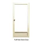 Please select the correct opening direction (right or left hand opening), which is determined by the side of the door that the hinges are on, not the door knob. Mobile Home Screen Door Aluminum Storm Doors