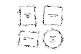 White paper texture background or cardboard surface from a paper box for packing. Spray Texture Frame Vector Set Dirty Paint Grunge Isolated On White Background Good For Banner And Brochure By Pikepicture Thehungryjpeg Com