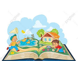 Disegni Bambini Che Leggono Un Libro Bambini Piccoli Che Studiano La Natura Come Un Libro Aperto Download La Bibl Disegni Disegni Bambini Disegni Di Cane
