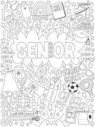 Coloring pages are no longer just for children. Class Of 2020 Quarantine Coloring Page Kaleidacuts