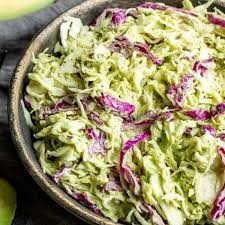 This Delicious Creamy Avocado Coleslaw Uses No Mayonnaise And Is A Sugar Free Gluten Free Low C Side Dish Recipes Easy Keto Avocado Asparagus Recipes Soup
