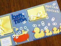 Make your own scrapbook pages like these with scrapbook flair software, a unique program for creating and sharing scrapbook pages that's yours free in the download section! 60 Scrapbooking Baby Bath Bubbles Ideas Baby Scrapbook Scrapbook Baby Bath