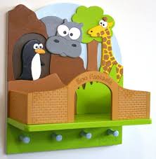 Flophi Garderobe Mit Ablage Zoo Etsy Kindergarderobe Kindergarderobe Mit Ablage Garderobe Kinder