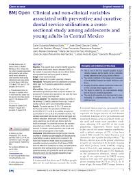 Volveré santiago de los esteros. Pdf Clinical And Non Clinical Variables Associated With Preventive And Curative Dental Service Utilisation A Cross Sectional Study Among Adolescents And Young Adults In Central Mexico