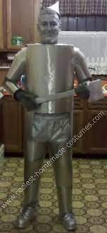 Coolest Wizard Of Oz Tin Man Diy Halloween Costume Homemade Halloween Costumes Tin Man Costumes Halloween Diy