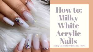 From milky white to metallic pearl, we've rounded up the best white nail polish colors, from sheer to opaque, for your next trendy manicure. How To Milky White Acrylic Nails Youtube