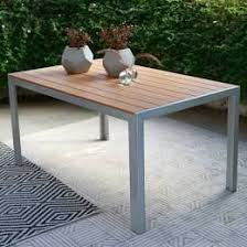 Coral Coast Southwick Outdoor Aluminum Faux Wood Patio Dining Table Google Shopping In 2020 Outdoor Dining Table Setting Wood Patio Patio Dining