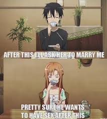 I Love Asuna Sword Art Online Asuna Sword Art Online Meme Sword Art Online Funny
