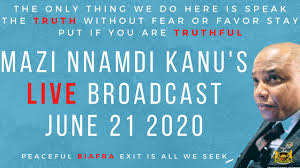 Give nnamdi kanu a fair trial, governor nyesom wike begs president muhamadu buhari. Mazi Nnamdi Kanu Live Broadcast June 21 2020 Via Radio Biafra Truth Is Life Biafraexit Youtube