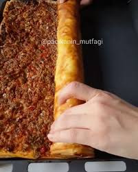 lahmacun boregi tarifi yemek tarifleri yemek yiyecek ve icecek