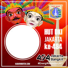 Download 3 hut jakarta free vectors. Twibbon Hut Dki Jakarta 2021 Buat Dan Download Disini Gratis
