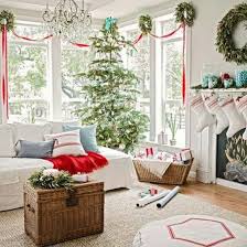 Christmas Living Room Decor Red White Light Blue Christmas Decorations Living Room Christmas Living Rooms Pretty Christmas