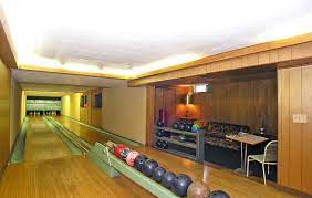Industrial salvage wood table top bowling alley floor cutting board cheese table. Want To Spice Up Your Retro 1960s House Put A Bowling Alley In The Basement And Fun Will Come To You Offbeat Home Life