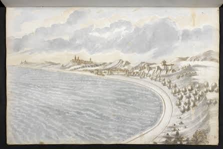Image of View of Bombay from Colaba, 1826 (lithograph) by Gonsalves, Jose M. (fl.1826-42)