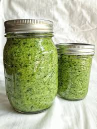 Poor Mama S Nutless Basil Pesto Sauce Recipe Maker Mama Pesto Sauce Recipe Pesto Recipe Basil Pesto Recipes