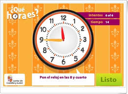 Que Hora Es Junta De Castilla Y Leon Aprender Espanol Actividades Interactivas Aprender La Hora