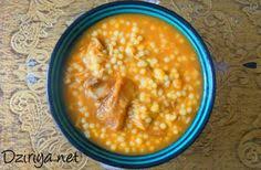 Berkoukes A La Viande Sechee Dziriya Magazine Recette Viande Sechee Recette Mhajeb