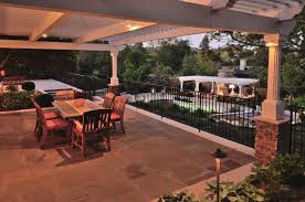 Design ideas for a large mediterranean backyard landscaping in santa barbara. 75 Beautiful Orange Patio With A Pergola Pictures Ideas August 2021 Houzz