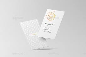 Portrait Business Card Mockup Business Card Mock Up Cards Mockup