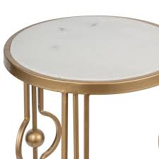 Get free shipping on qualified art deco coffee tables or buy online pick up in store today in the furniture department. The Decor Store Art Deco Iron Marble Side Table Reviews Temple Webster