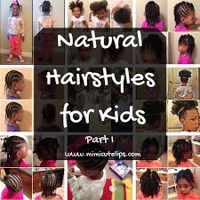 A poofy ponytail thickens up the hair while keeping it off your little girl's face. Natural Hairstyles For Kids Vol Ii Mimicutelips