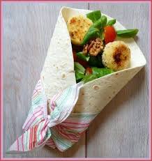 Recette De Wrap Aux Croustis De Chevre Recette Recette Chevre Pane Recette Wrap