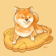 Shiba Taiyaki Inspired By Ryuji513 Illustration Digitalart Shibainu Taiyaki Anime Puppy Cute Animal Drawings Cute Drawings