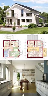 Fertighaus Modern Mit Carport Garage Satteldach Architektur Grundriss Offen Architektur Carport Fertighaus Gara Fertighauser Grundriss Haus Plane