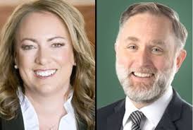 Hanna Skandera and Michael Carney