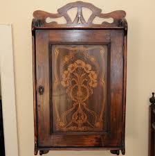An Art Nouveau Mahogany Hanging Wall Cabinet Wall Mounted Cabinets Antique Furniture South Perth Antiques Colle Art Nouveau Hanging Weight Lose Drinks
