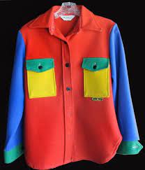 Vintage 1960s Peter Max Color Block Wrangler Heavy Shirt Or Jacket Collectors Weekly Vintage Shirts Peter Max Vintage Outfits