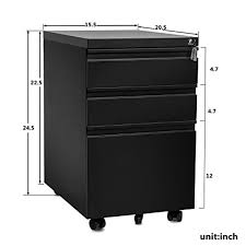Check spelling or type a new query. Inbox Zero 3 Drawer File Cabinet With Lock Vertical Filing Cabinet Under Desk For Legal Letter File Anti Tilt Design Office Rolling File Cabinet Black Wayfair