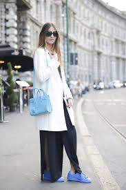 See more ideas about street style, style, fashion. Street Style Hair Trend Emerging From Milan Fashion Week The Lazy Middle Part Glamour
