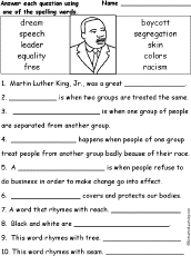 When was martin luther king, jr. Martin Luther King Jr Enchantedlearning Com