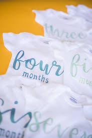 Diy Month By Month Baby Onesies Cricut Baby Onesies Clarks Condensed Links to your etsy store and similar marketplaces intended for gathering sales will be removed. diy month by month baby onesies