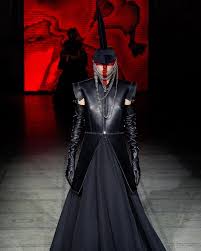 IB: Gareth Pugh Runway AW15 Used Mehron water activated face paint and the  Melt Muerte palette #garethpugh #runwaymakeup #mehron #motd #makeup  #redmakeup #meltcosmetics