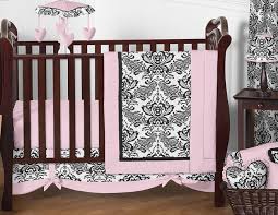 Pink And Black Sophia Crib Bedding 11pc Crib Set Only 189 99