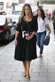 Sarah Jessica Parker Designed An Lbd Meant For Carrie Bradshaw Celebrity Street Style Little Black Dress Outfit Style