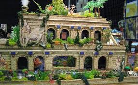 l admirable maquette des jardins suspendus de babylone par le tres inspire pierre le quennec pirre le quennec did t gardens of babylon hanging garden babylon