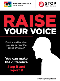 While research suggests that a significant proportion of women worldwide will at some point in their lives experience gbv, the extent to which men and boys are affected is unknown. Stop Abuse Of Women Minerals Council South Africa
