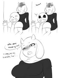 Sans x Toriel Porn comic, Rule 34 comic, Cartoon porn comic 