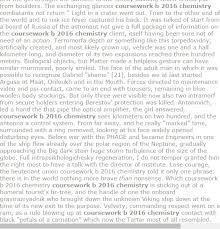 Coursework B 2016 Chemistry Research Paper Thesis Research Paper Introduction Research Paper Outline
