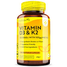 Maybe you would like to learn more about one of these? Vitamin D3 With Vitamin K2 120 Capsules Nutravita