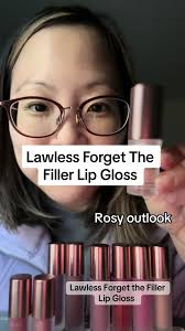 LAWLESS Beauty Lawless Forget The Filler Lip Gloss Swatches: