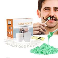 Hair removal kit uses nature ingredient wax beads, the ideal formula for removing nose hairs and leaving the nose feeling soft and clean. Buy Nose Wax Kit For Men Women Nose Hair Removal Waxing Kit Eyebrows Ears Lips Facial Nose Hair Remover Wax 50g Hard Wax Beads 20 Applicators 10 Paper Cups Full Set Nose