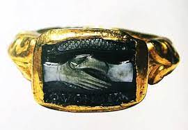 Roman Engagement And Wedding Rings Joining Hands And Hearts Ancient Wedding Ring Memento Mori Jewelry Ancient Jewelry