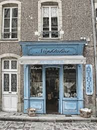 French Blue Normandy Store Fronts Antique Shops Shop Fronts