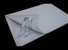 From 2d to 3d cartoons, comics or geometric drawings, here. 3d Trick Art How To Draw A Man Pushing A Paper Cool And Easy Designs To Draw On Paper Youtube
